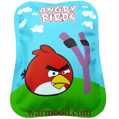 PVC angry bird electric hot water bag , hand warmer