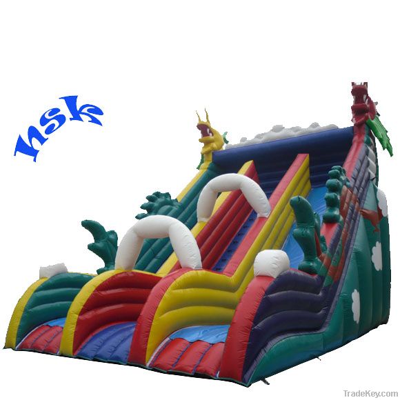 hot selling inflatable slide/bouncy castle