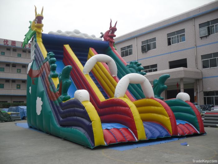 hot selling inflatable slide/bouncy castle