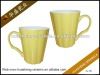 10OZ ceramic drinking mug with wide stripes