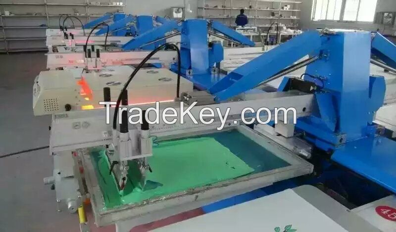 Automatic oval screen printing machine