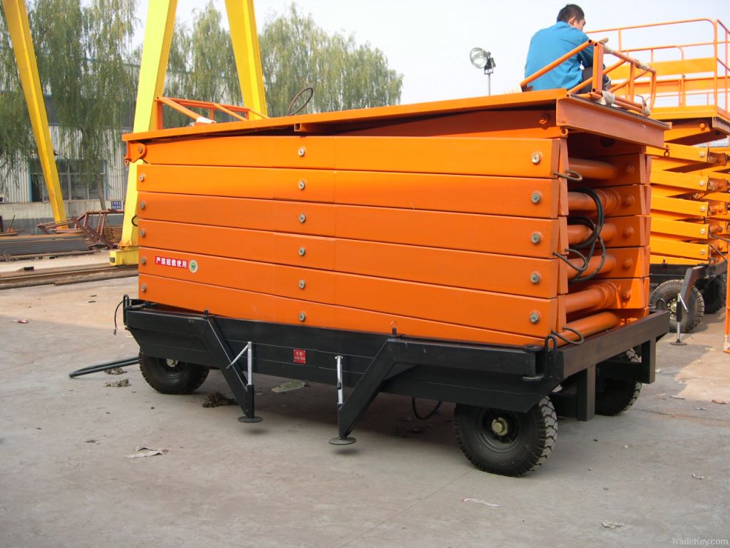 18m Mobile Scissor Work Lift Platform