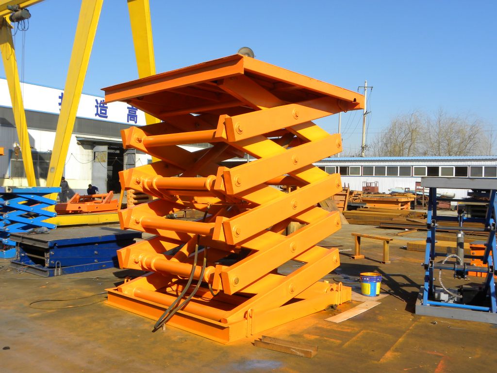 Electric Hydraulic Stationary Scissor Lift Platform