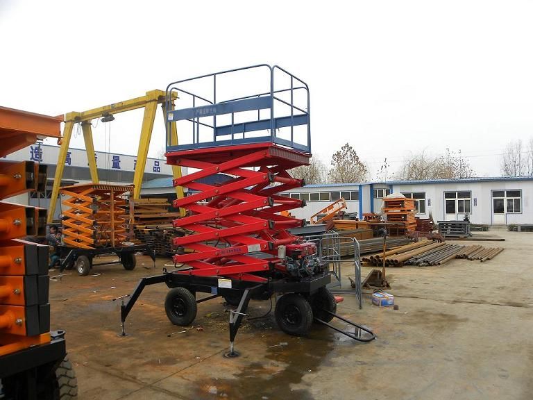 4-18 Meters Mobile Hydraulic Scissor Lift Platform