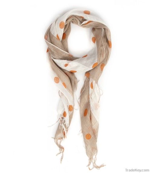 Latest 2012spring summer fashion scarf for woman&spot&pattern