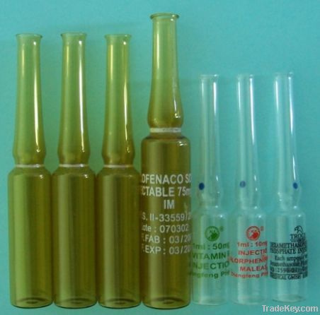 glass ampoule manufacture -type B and type C