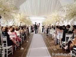 Luxury romantic wedding tent