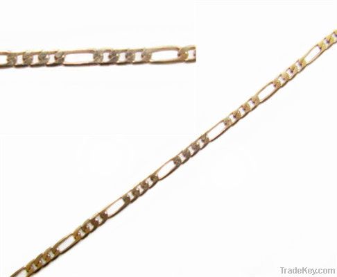 jewelry brass figaro chain
