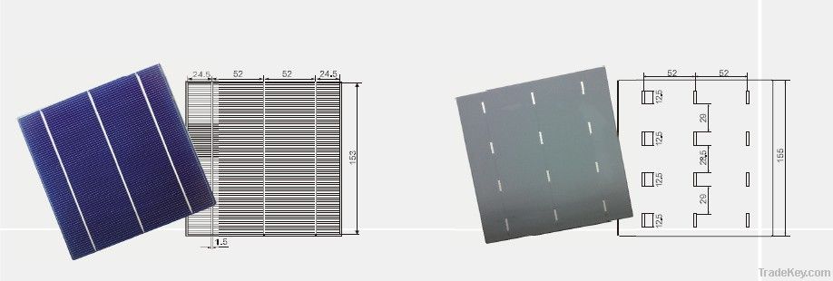 Poly 156*156mm solar cell