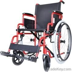 Euro style manual folding wheelchair