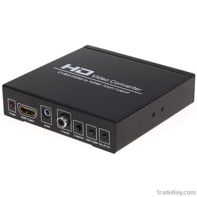AV+HDMI TO HDMI Converter Upscaler(Pal to NTSC and NTSC to Pal)
