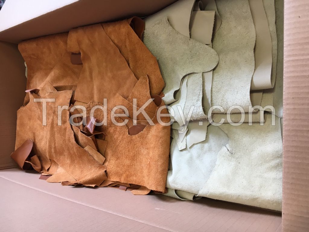 Leather Pieces and Sheets Stock