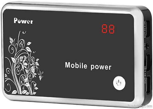 11000mAh high capacity mobile power bank for iphone, apple, gps