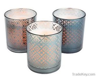 Glass candle holder Cup