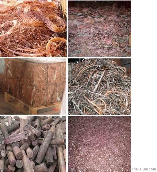 High purity copper scrap