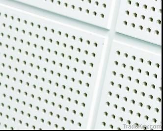 perforated plasterboard ceilings (cellular holes perforation)