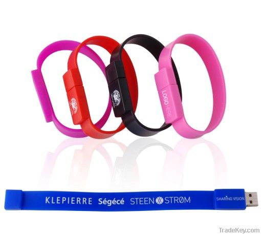 Promotion Gift 3.0 Bracelet Shape USB Flash Drive Storage Disk