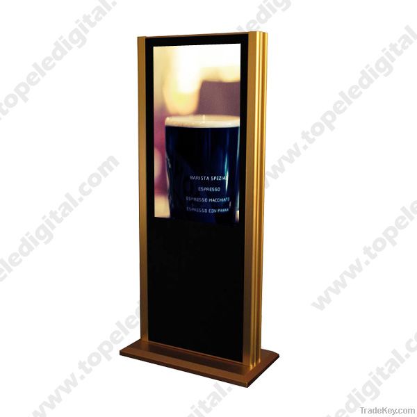 37'' 2, 000nits high-brightness outdoor stand alone lcd digital signage