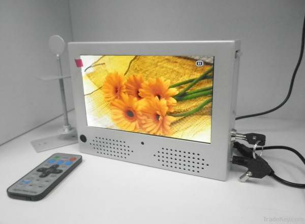 7 inch shops digital pop lcd video display, retail stores/supermaket go