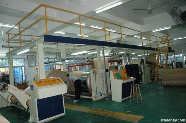 DWJ120-1600-2ply(PLC Cut) Corrugated Cardboard Production Line
