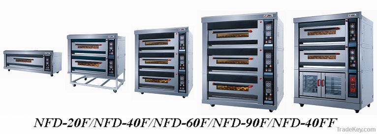 3 deck 6 trays luxury electric deck oven