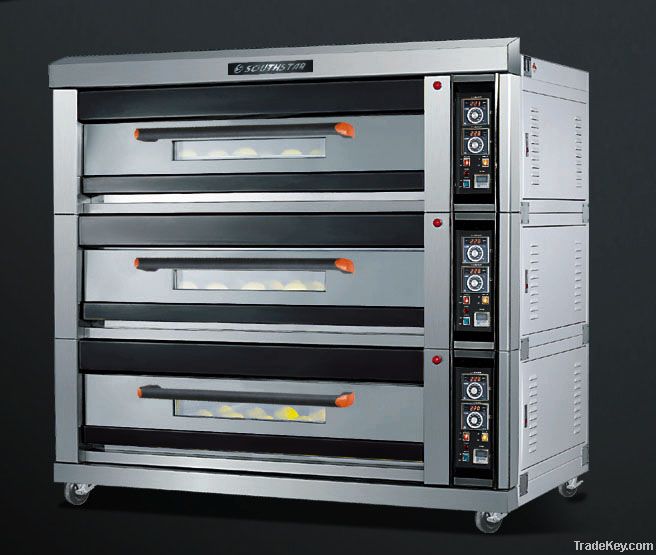 3 deck 9 trays luxury electric deck oven