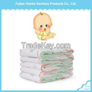 Super comfortable disposable soft cotton baby diaper