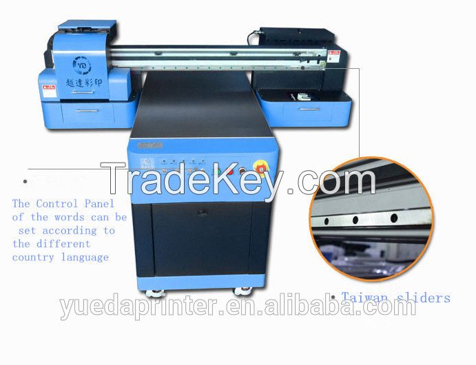 large format uv flatbed printer price 600mmx900mm(2 head)