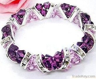 crystal nature stone bracelet