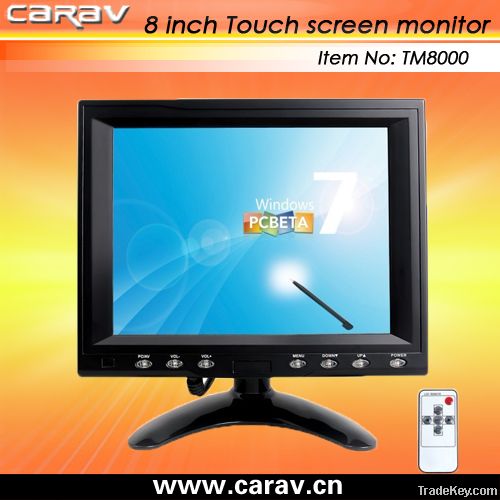 8 inch small Touch screen monitor VGA interface price cheap