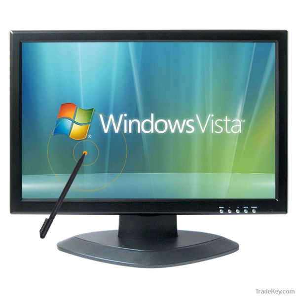 Big screen 19 inch touch monitor price low, resolution high 1440x900
