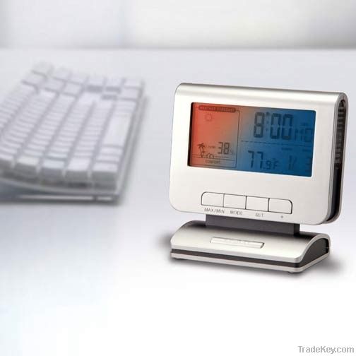 Silver Digital Alarm Clock