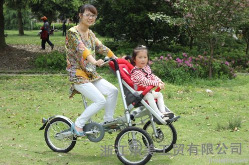 Environmental protection mother and baby bicycle