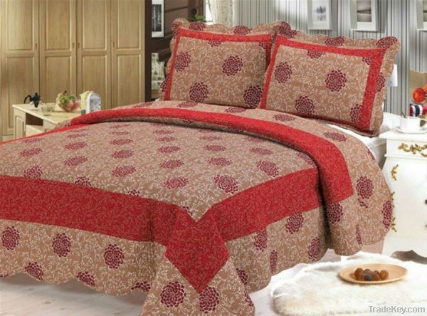 100% Cotton Reactive Printing Bedding Set, Quilt Cover Set