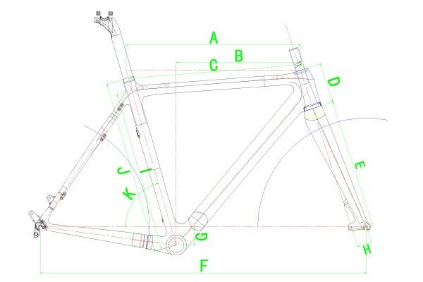 Disc Brake Carbon Cyclocross Frameset