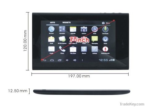 7 inch android tablet pc sim card slot voice call function