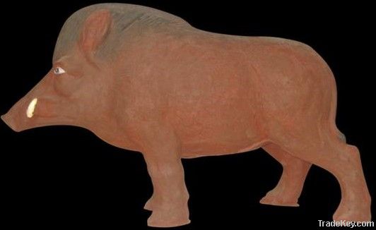 3D archery target pig