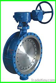 Metal seat flanged butterfly valve