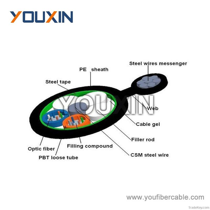 Figure 8 Self-supporting Cable GYTC8S