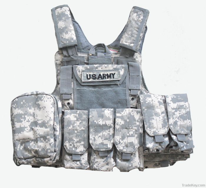 ACU military tactical vest