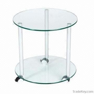 Roller Round Glass Table