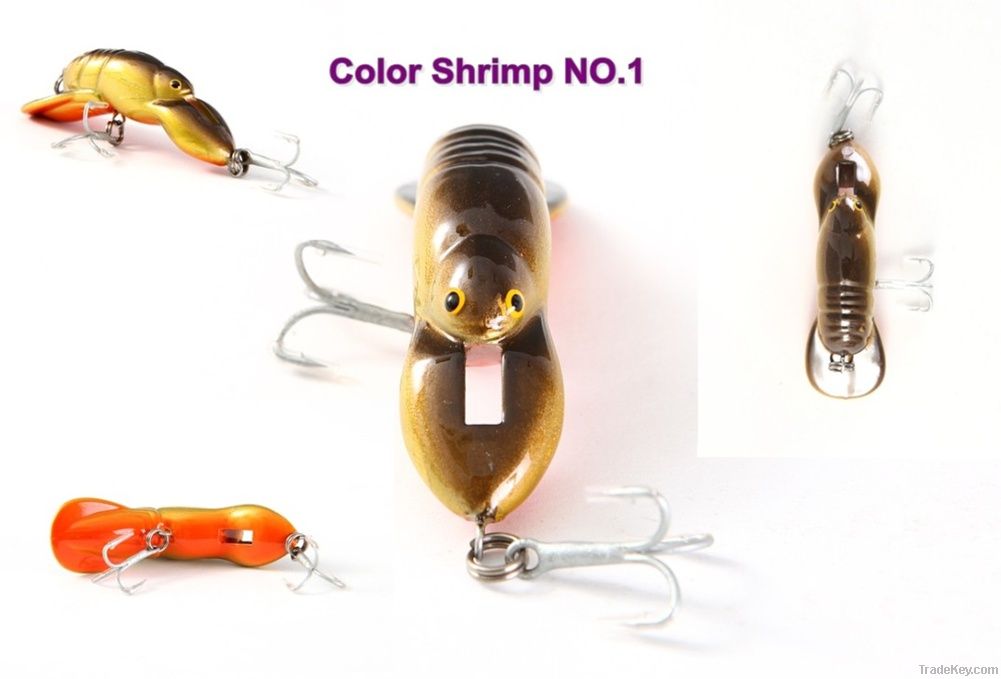Color Shrimps One Set - fishing lure - hard bait