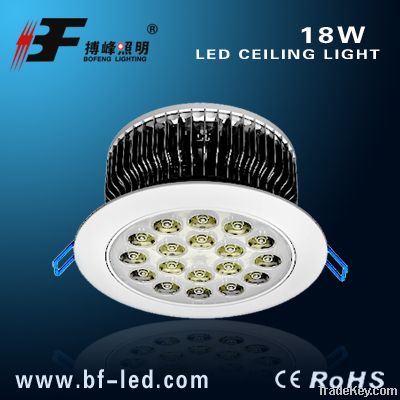 Hight power fin shaped led ceiling light 3w