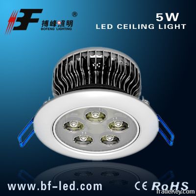 Super bright Bridgelux chip led ceiling light 5w