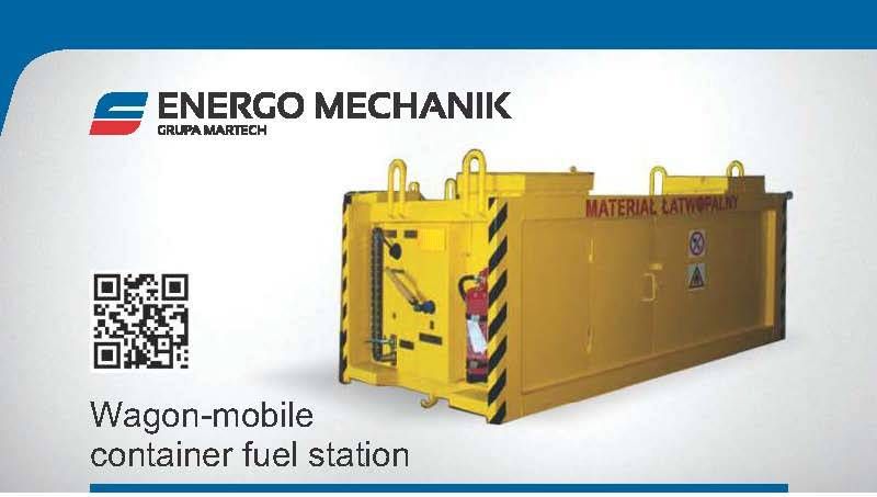 Wagon-mobile container fuel station