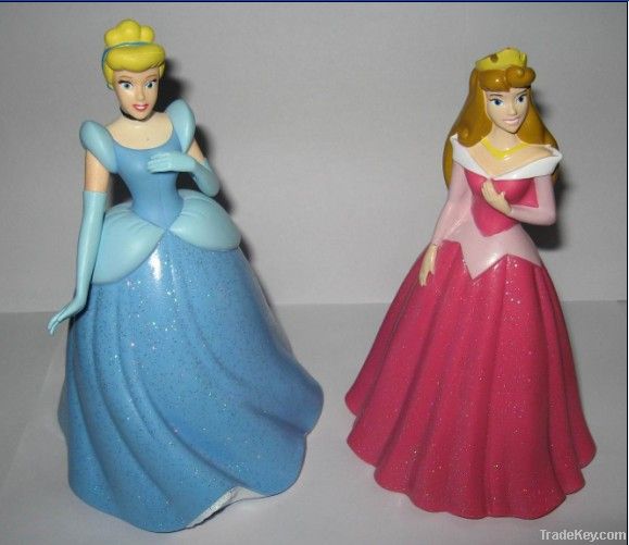 Princess Vinyl Money Box Toy, Saving Box, PVC Saving Pot