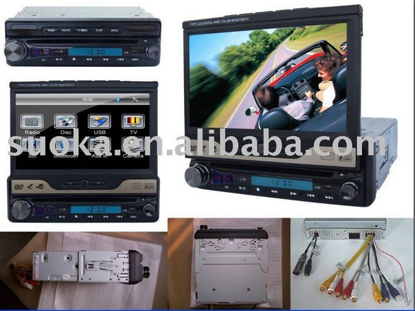 IN DASH TOUCH DVD IPOD PLAYER WITH OPTIONAL BT