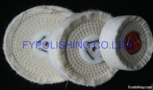 White Stitched Polishing Wheel