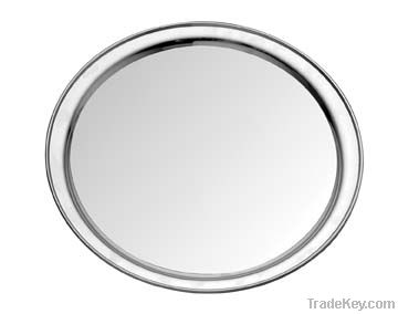 STAINLESS STEEL ROUND TRAY