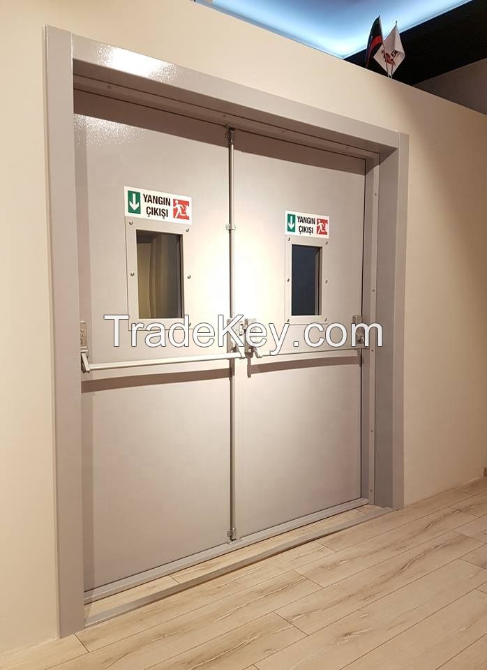 Fire Exit Door with Vision Panel
